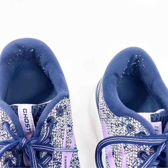 ✅ Brooks Ghost 11 Women's Size 9.5 Shoes 1202771B406 Running Navy Purple - Picture 6 of 11